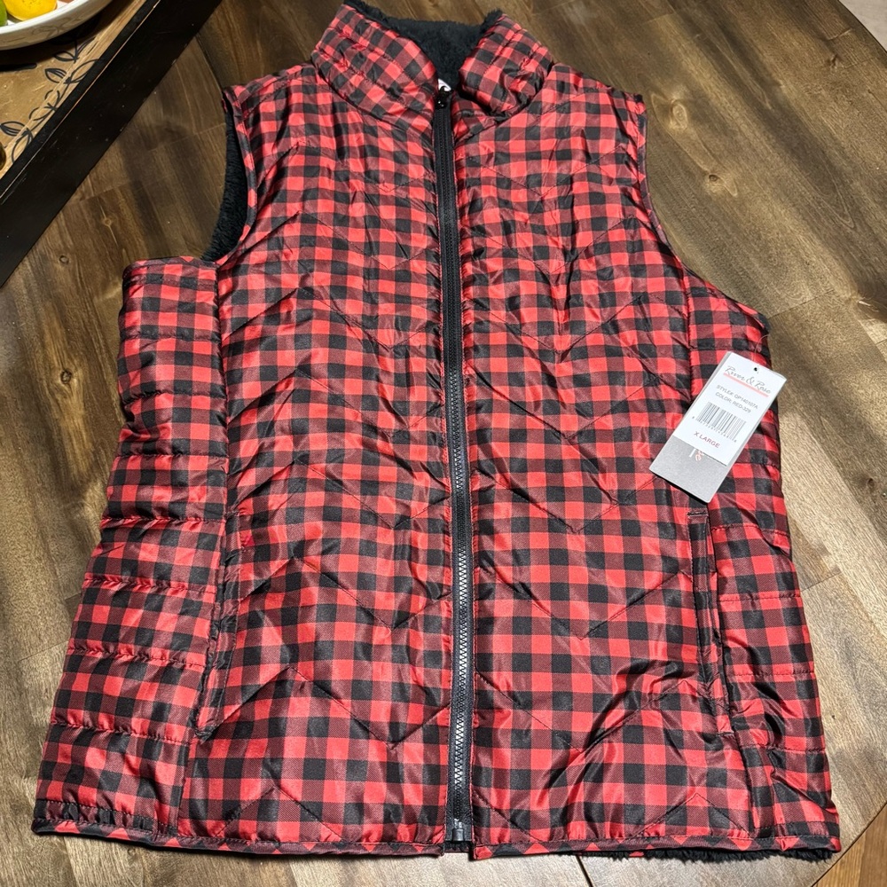 Buffalo Plaid Quilted Vest